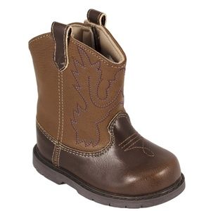 NWT Baby Deer Brown Western Boot